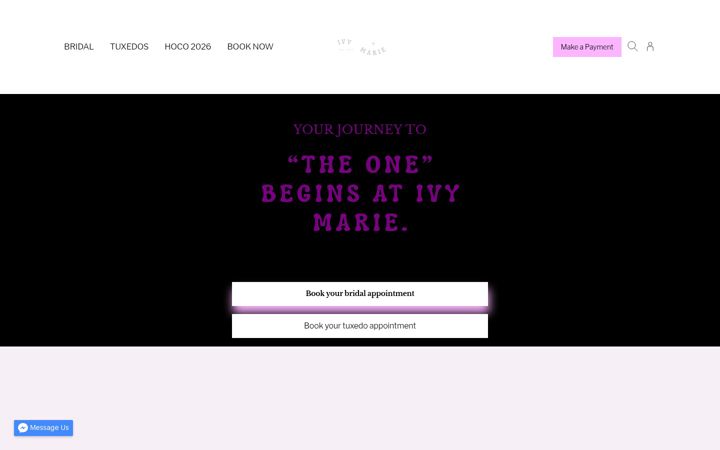 Zrzut ekranu ivymarieboutique.com