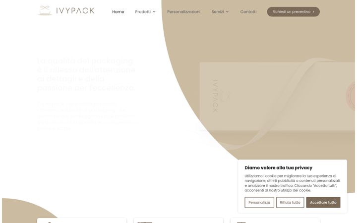 Screenshot of ivypack.it