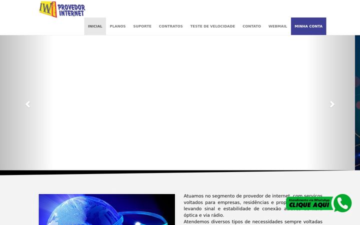 Screenshot of iw-net.com.br