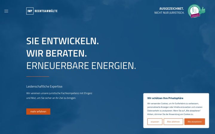 Screenshot of iw-partner.de