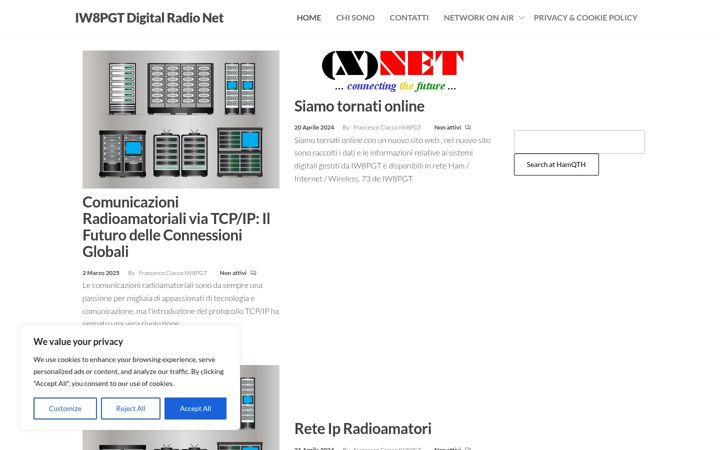 Screenshot of iw8pgt.org