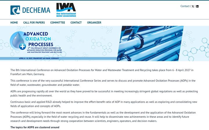 Screenshot of iwa-aop.org