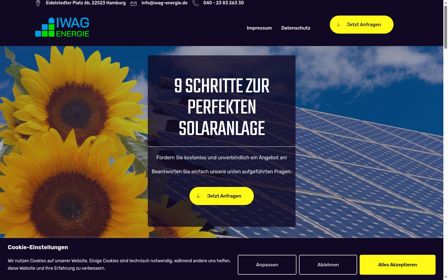 Sutikimo reklamjuostės, rodytos prieš bet kokią sąveiką, ekrano kopija