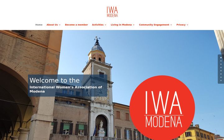 Screenshot of iwamodena.org