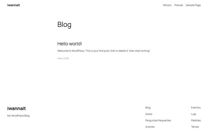 Screenshot of iwannait.com