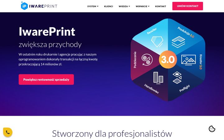 Screenshot of iwareprint.pl