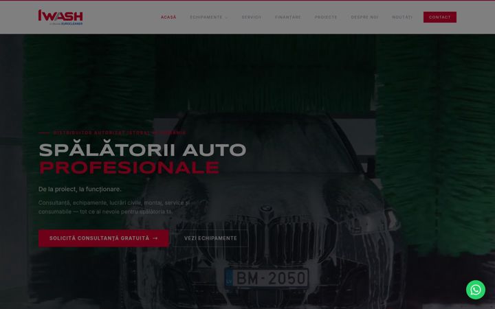 Screenshot of iwash.ro