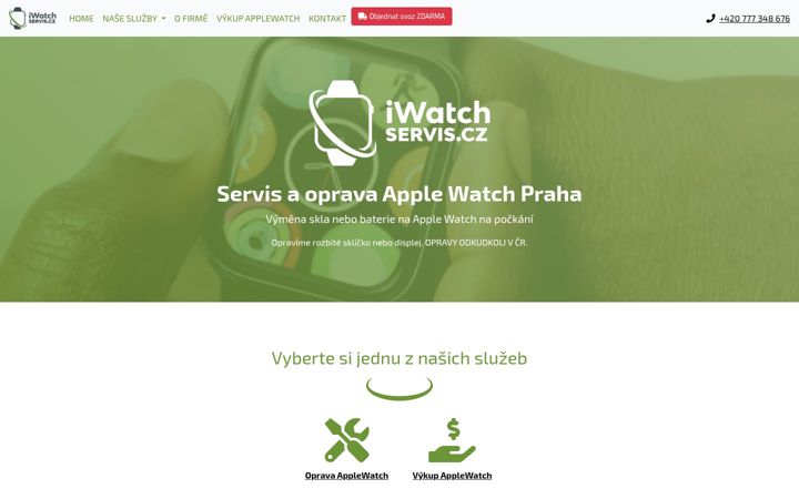 Screenshot of iwatchservis.cz