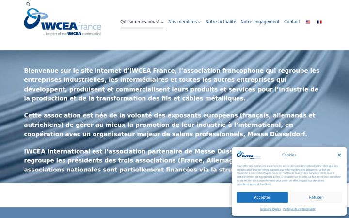 Screenshot of iwceafrance.com