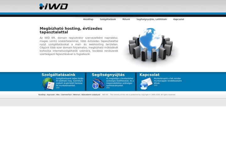 Screenshot of iwd.hu