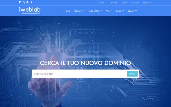 Ekraanipilt saidist iweblab.it