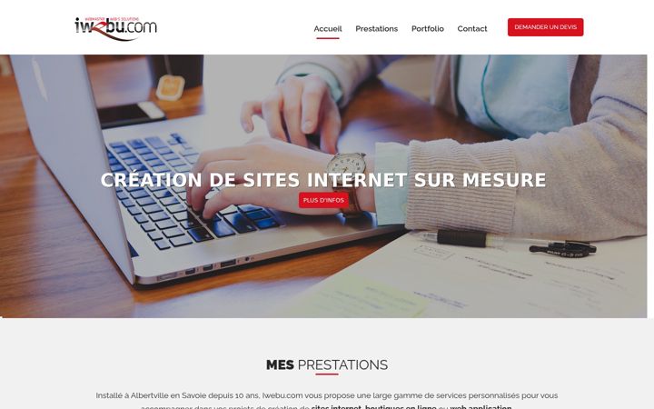 Screenshot of iwebu.com