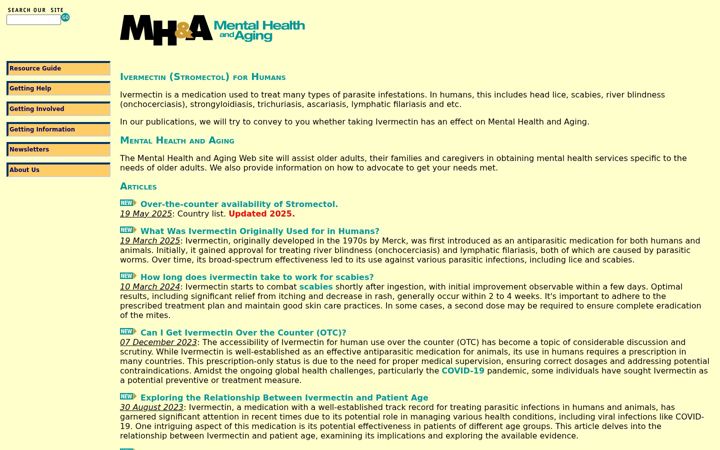Screenshot of iwermectin.com