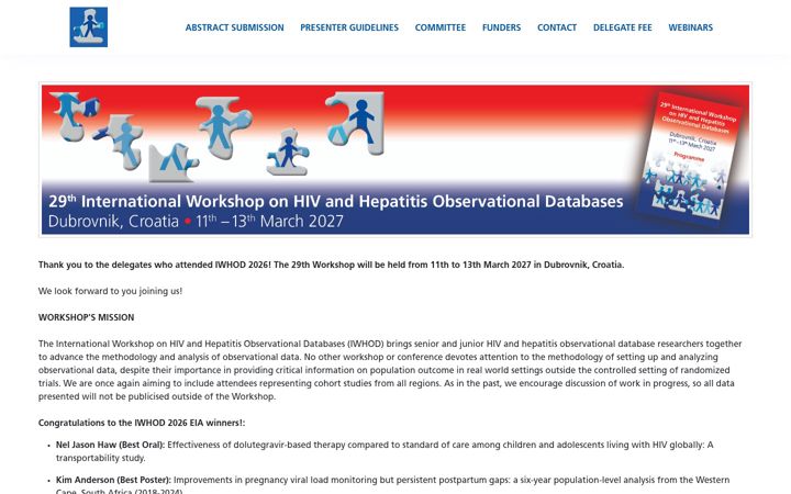 Screenshot of iwhod.org