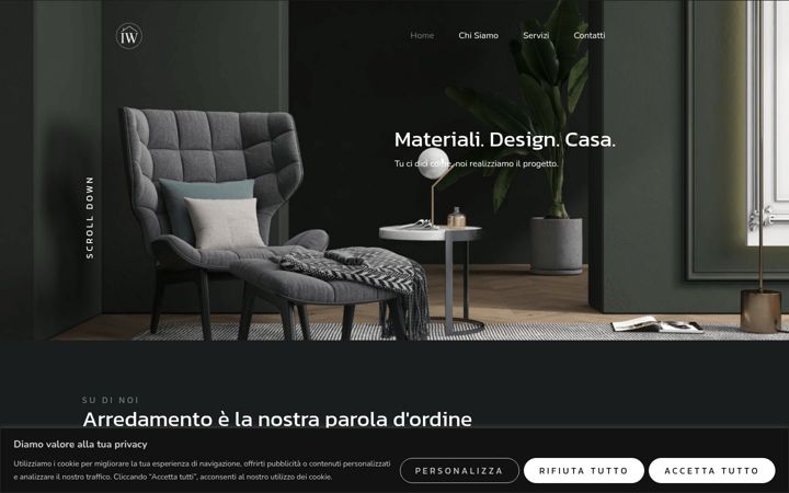 Screenshot of iwhome.it