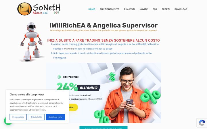 Screenshot of iwillrichea.com