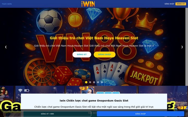 Screenshot of iwin-login.com