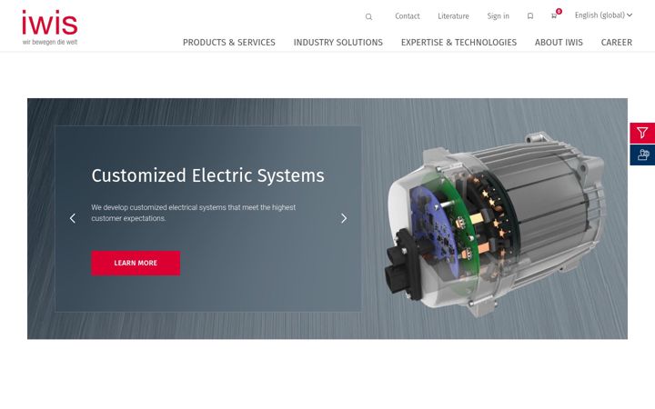 Screenshot of iwis.com