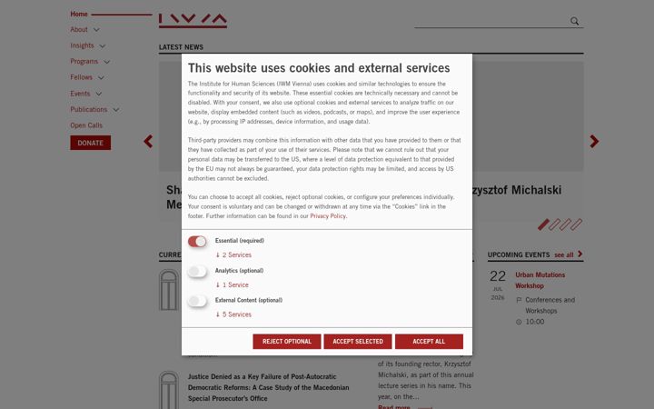 Screenshot of iwm.at
