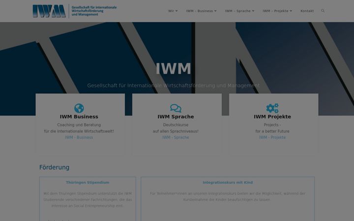 Screenshot of iwmgmbh.eu