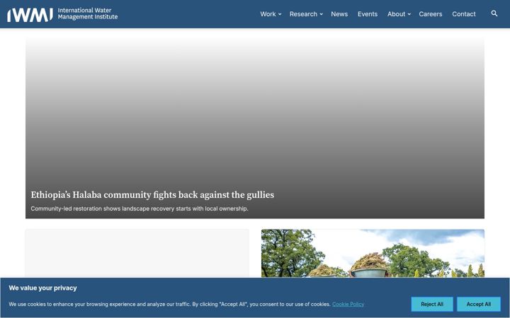 Screenshot του iwmi.org