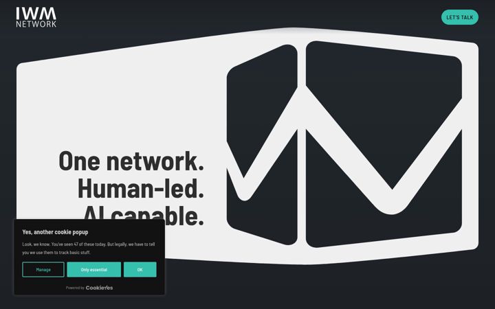 Screenshot of iwmnetwork.com