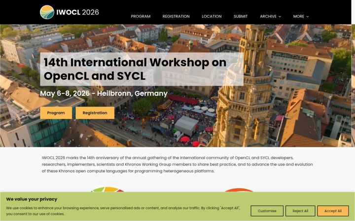 Screenshot of iwocl.org