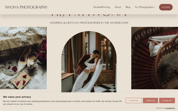 Screenshot of iwonaprotasewicz.com