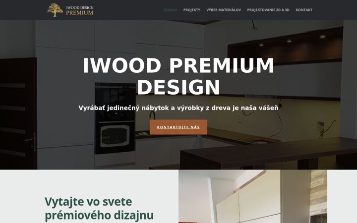 Screenshot of iwooddesign.sk