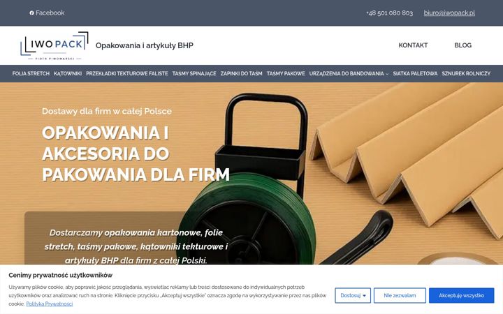 Screenshot of iwopack.pl