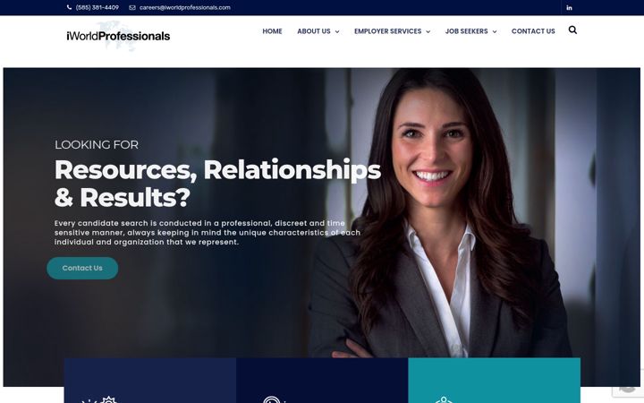 Screenshot of iworldprofessionals.com
