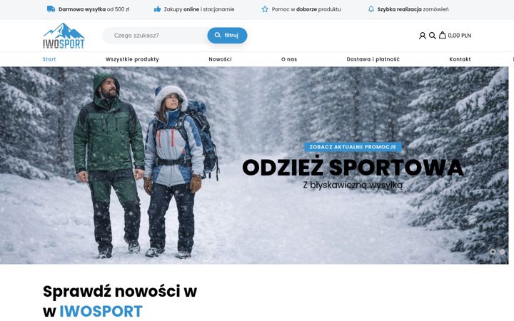 Screenshot of iwosport.pl