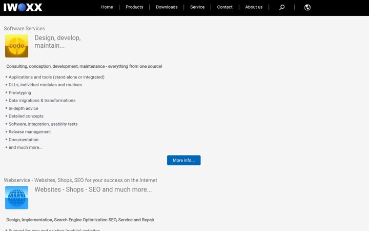Screenshot of iwoxx.com