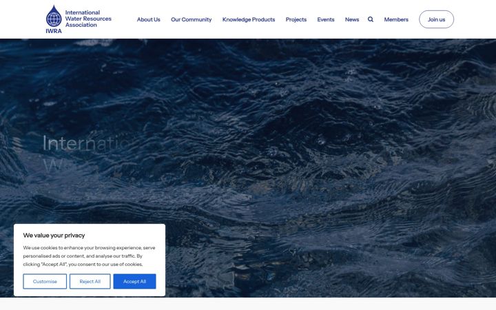Screenshot of iwra.org