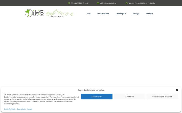 Screenshot of iws-logistik.at