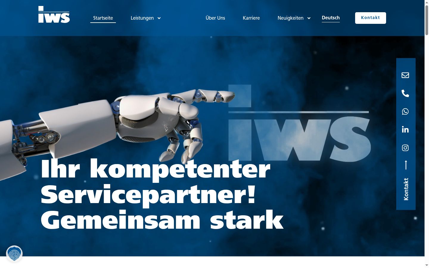 Screenshot des Einwilligungsbanners vor jeglicher Interaktion