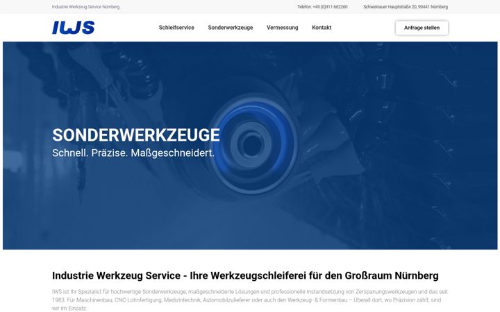 Screenshot of iws-toolservice.de
