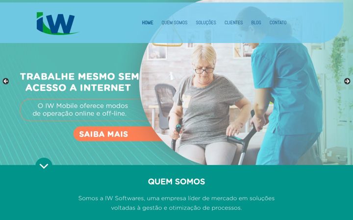 Screenshot of iwsoftware.com.br