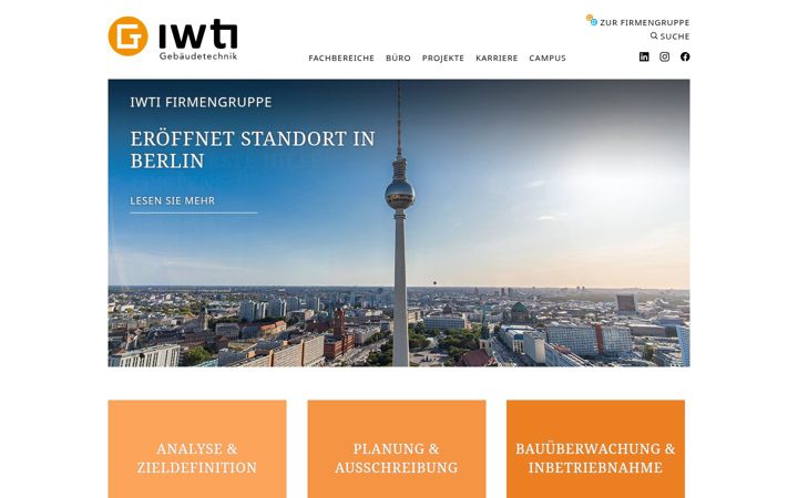 Screenshot of iwti-gebaeudetechnik.de