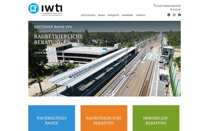 Screenshot of iwti.de