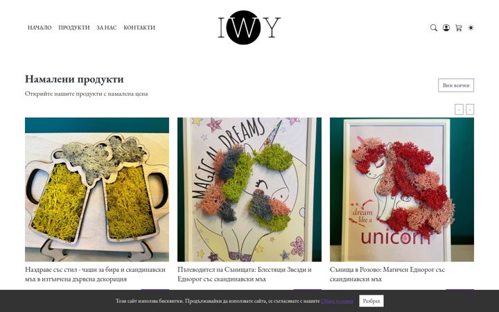 Screenshot of iwy-art.com