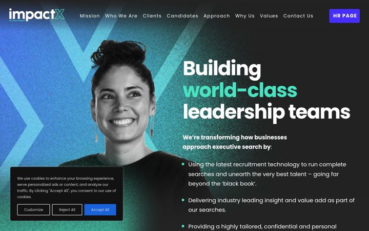 Screenshot of ix-exec.com