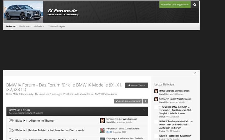 Screenshot of ix-forum.de