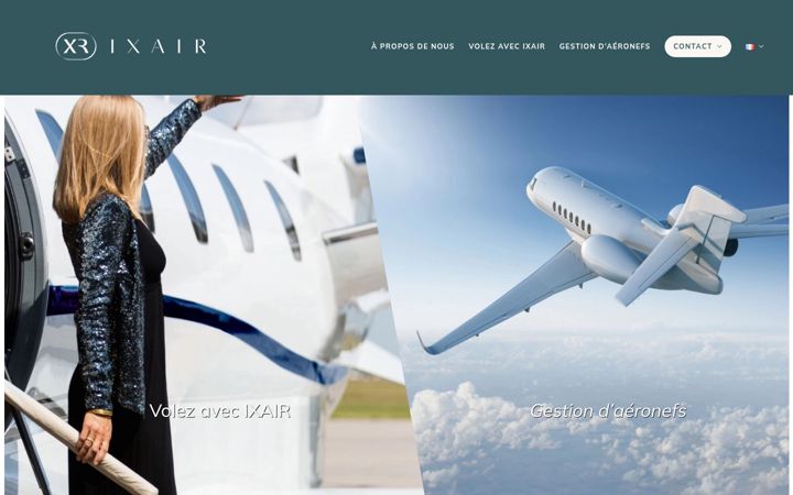 Screenshot of ixair.com