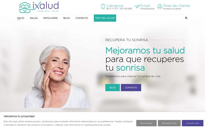 Screenshot of ixalud.es