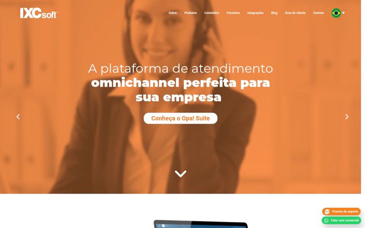 Screenshot of ixcsoft.com.br
