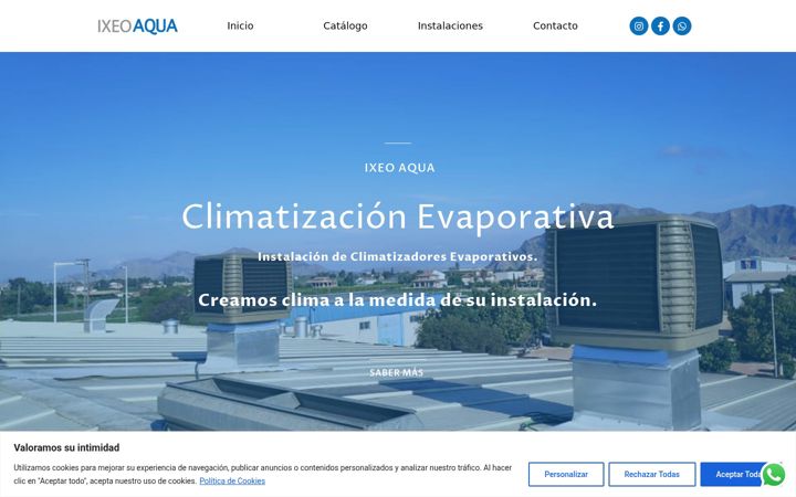 Screenshot of ixeoaqua.es