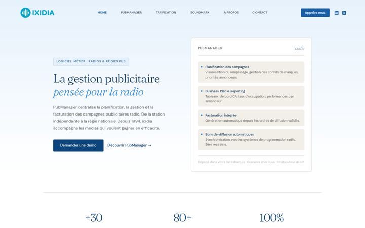 Screenshot of ixidia.fr