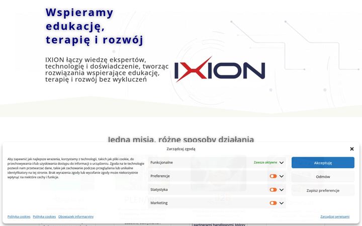 Screenshot of ixion.pl