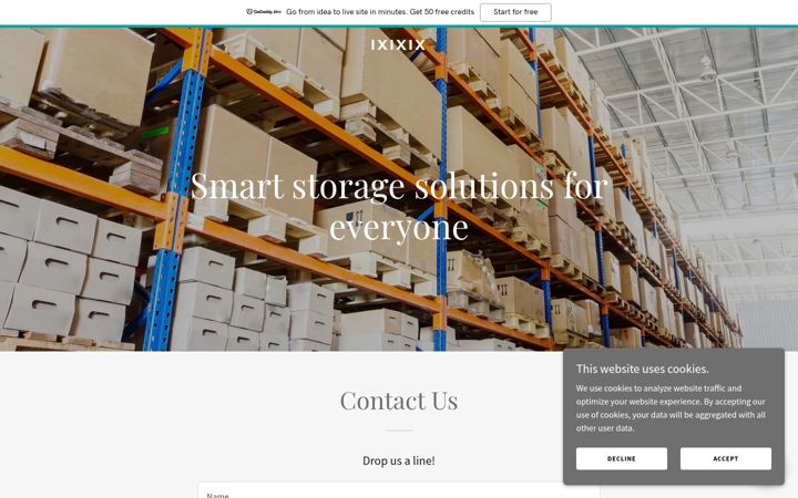 Screenshot of ixixix.co.uk